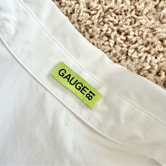 GAUGE81 Sparta Deep Plunge Mini Dress in White Size XS - Picture 9 of 11